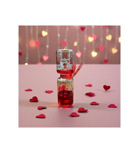 Aşk Ölçer Romantik Kalpli Dekoratif Cam Obje