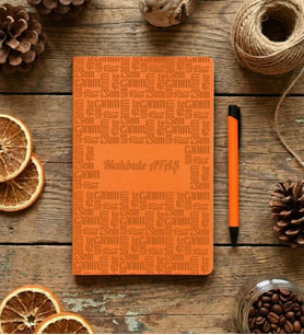 Kişiye Özel Canım Teyzem Defter Anneler Günü Hediyesi (Turuncu)