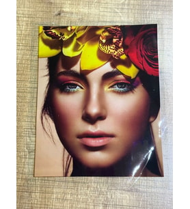 22X18 CM MAKYAJLI KIZ GÖRSELLİ ARMA YAMA DİKİŞ HOBİ AKSESUARI