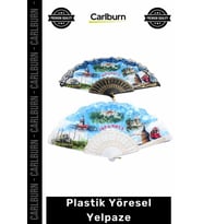 Özel Üretim 23 Cm Kaliteli Dayanıklı Geleneksel Şık Hafif Canlı Serinletici Plastik Yöresel Yelpaze
