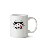 Star Wars Kask Öpücük iki Tarafı Baskılı Kupa Bardak