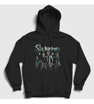 Presmono Unisex Siyah Band Sabaton Kapüşonlu Sweatshirt 108553tt