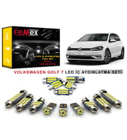 Volkswagen Golf 7 LED İç Aydınlatma Ampul Seti FEMEX Parlak Beyaz