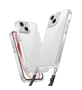 Apple iPhone 15 Kılıf Airbagli Takılabilir Askı Aparatlı Zore Snap Silikon Kapak