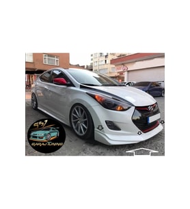 HYUNDAİ ELANTRA ÖN TAMPON EKİ (2010-2016) FİBERGLASS BOYASIZ
