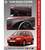 SKODA FABİA (1999-2006) Torpido Örtüsü Ön Göğüs Halı Torpido Koruma Birebir Uyum Kaymaz UV Koruma