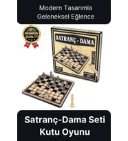 Özel Tasarım Stratejik Öğretici Zeka Geliştirici Çocuk Aile Boyu Etkinlik Eğlence Satranç Dama Seti