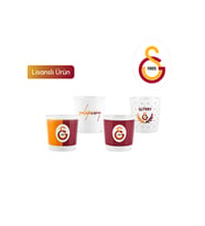 x Galatasaray Lisanslı 4 Kişilik Espresso Fincan Seti 90 ml
