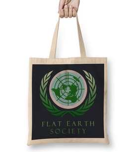 Flat Earth Society Bez Çanta Uzun Saplı