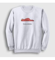 Presmono Unisex Beyaz Feeling Elmotional Sweatshirt 288181tt