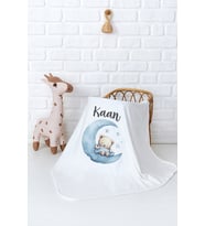 Pia Baby Premium %100 Pamuk Çift Kat Penye Bebek Battaniyesi 80x80 cm 5071-11 (Krem)