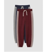 LCW Kids Lacivert 2'li Şeritli Erkek Çocuk Jogger Eşofman Altı