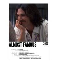 Neredeyse Ünlü (2000) Tablo Ahşap Poster Dekoratif