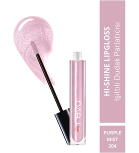 Işıltılı Dudak Parlatıcısı - Hi-shine Lip Gloss Purple Mist - No: 204 - Vegan & Temiz Içerik