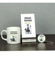 Cerrahi Tekniker Üçlü Set (Kupa + Telefon Standı + Anahtarlık)