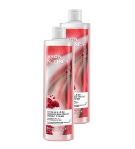 Senses Hindistan Cevisi Sütü ve Böğürtlen Kokulu Duş Kremi 500 Ml. İkili Set