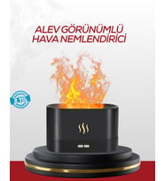 Northcity LED Işıklı Buhar Makinesi Alev Efektli Kumandalı Oda Nemlendirici