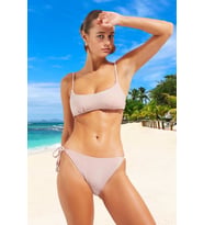 Tasarım Bikini Takımı Klora Dayanıklı Su Sporları İçin Şık Detaylı Ergonomik Kesim