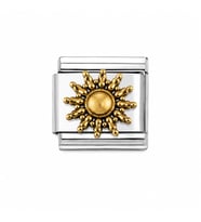 CM Jewelry Güneş Detaylı İtalyan Bileklik Charm