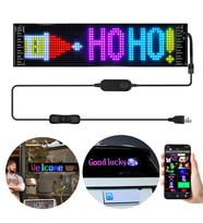 Powermaster PM-23822 12x68cm Oto Rgb Kayan Yazı Led Tabela Araç Arka İçi Cam Yazı Panosu