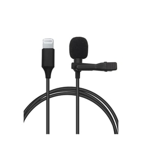 Lightning 2 Metre Double Mikrofon - Siyah