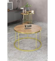 ORTA SEHPA VE ZİGON SEHPA TERRA SET GOLD ANTRASİT CEVİZ