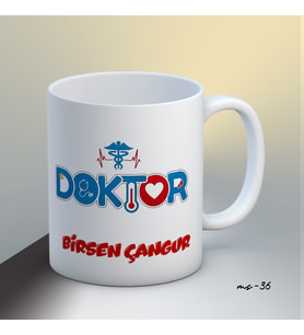 Kişiye Özel Doktor Temalı Kupa Bardak