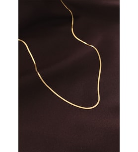 Çelik Gold Renk 60 cm İnce İtalyan Zincir Kolye