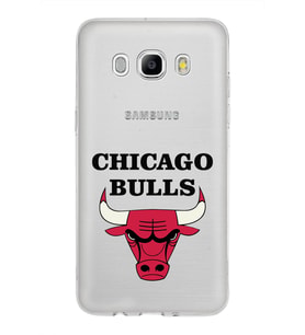 Samsung Galaxy J5 2016 Kapak Chicago Bulls Tasarımlı Şeffaf Silikon Kılıf