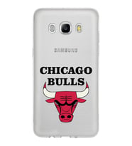 Samsung Galaxy J5 2016 Kapak Chicago Bulls Tasarımlı Şeffaf Silikon Kılıf