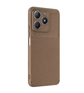 C61 Auto Focus Karbon Kapak - Kahverengi