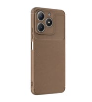 C61 Auto Focus Karbon Kapak - Kahverengi