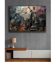 Koç stüdyo Modern tasarım kanvas tablo 50x70 (Çok Renkli)