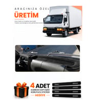 MITSUBISHI CANTER FE639 (1996-2005) Uyumlu Torpido Koruma Örtüsü Oto Kılıfı - Siyah