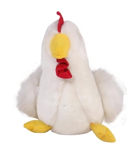 Tavuk Beyaz Peluş 28 cm