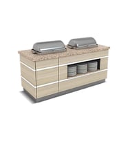 Empero GLT.SSC.01 Galata Sıcak Servis Ünitesi Reşolu 1 Chafing Dish