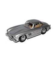 Burago 1/24 Ölçek 1954 Mercedes-Benz 300 SL Klasik Model Araba - Gri