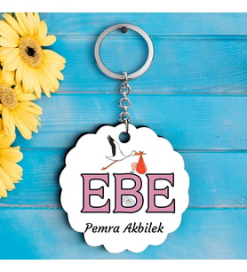 Ebelere Özel İsimli Anahtarlık