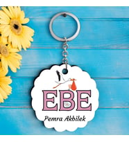 Ebelere Özel İsimli Anahtarlık
