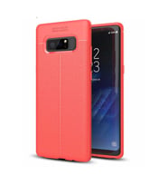 Samsung Galaxy Note 8 Uyumlu Kılıf Zore Niss Silikon Kapak (Kırmızı)
