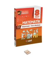 LGS 8. Sınıf Alıştırmalı Matematik Soru Bankası ve Telefon Standı
