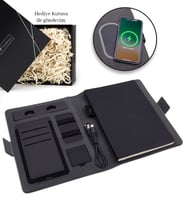 Hediye Kutusunda Kişiye Özel Wireless Powerbank 5000 mAh Akıllı Organizer