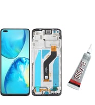 İnfinix Note 8 Ekran Dokunmatik Çıtalı (SİYAH) B7000 YAPIŞTIRICI