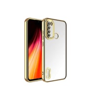Xiaomi Redmi Note 8 Uyumlu Kılıf Kamera Korumalı Logo Gösteren Zore Omega Kapak