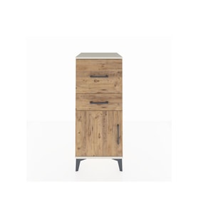 Hyperion Komodin 2 Çekmeceli Tek Kapaklı 44x44x106 Aytaşı-Çam