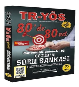 Tasarı TR YÖS Matematik-Geometri-IQ 80 De 80 Net