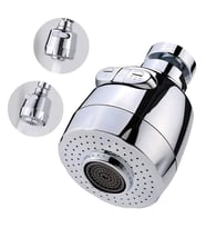Ayt Sunup SN-27114 2 Kademeli Su Tasarruflu Musluk Başlığı 360 Derece 80x52x22mm