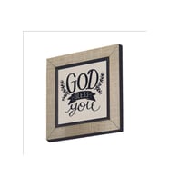 Tanrı seni kutsasın  Baskılı MDF Magnet 7X7