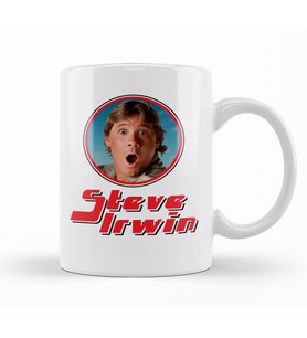 Steve Irwin Crocodile Hunter Retro Photo Frame Kupa Bardak Porselen