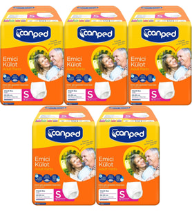 Canped Emici Külot Hasta Bezi S-Küçük Small 45 Adet (5PK*9)